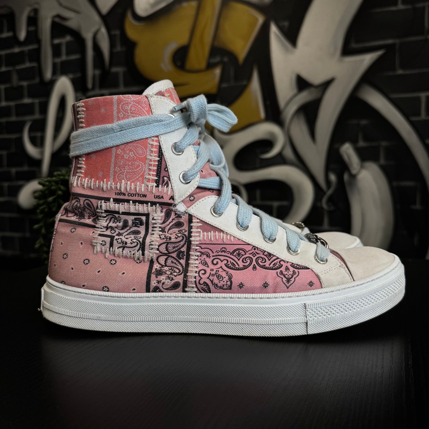 Amiri Bandana Patchwork Hi Sunset