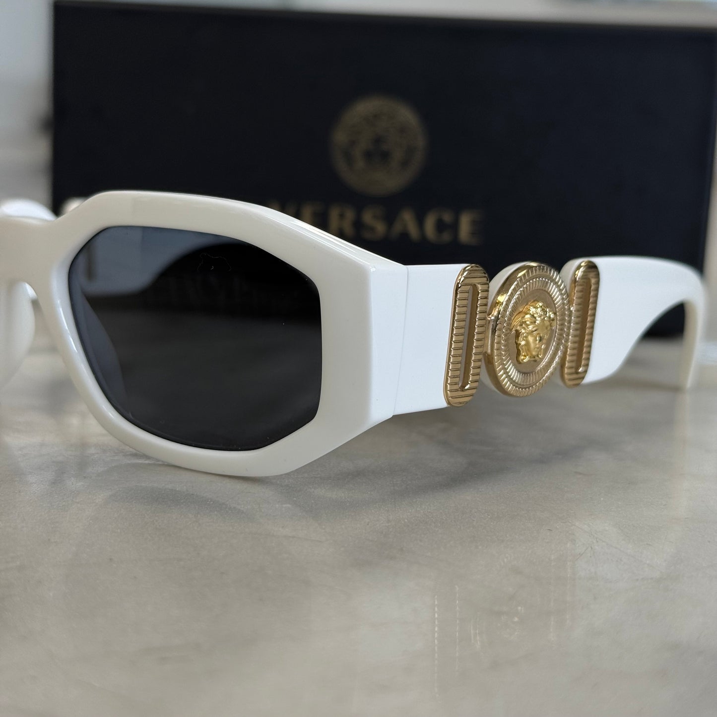 Versace Biggie Sunglasses White