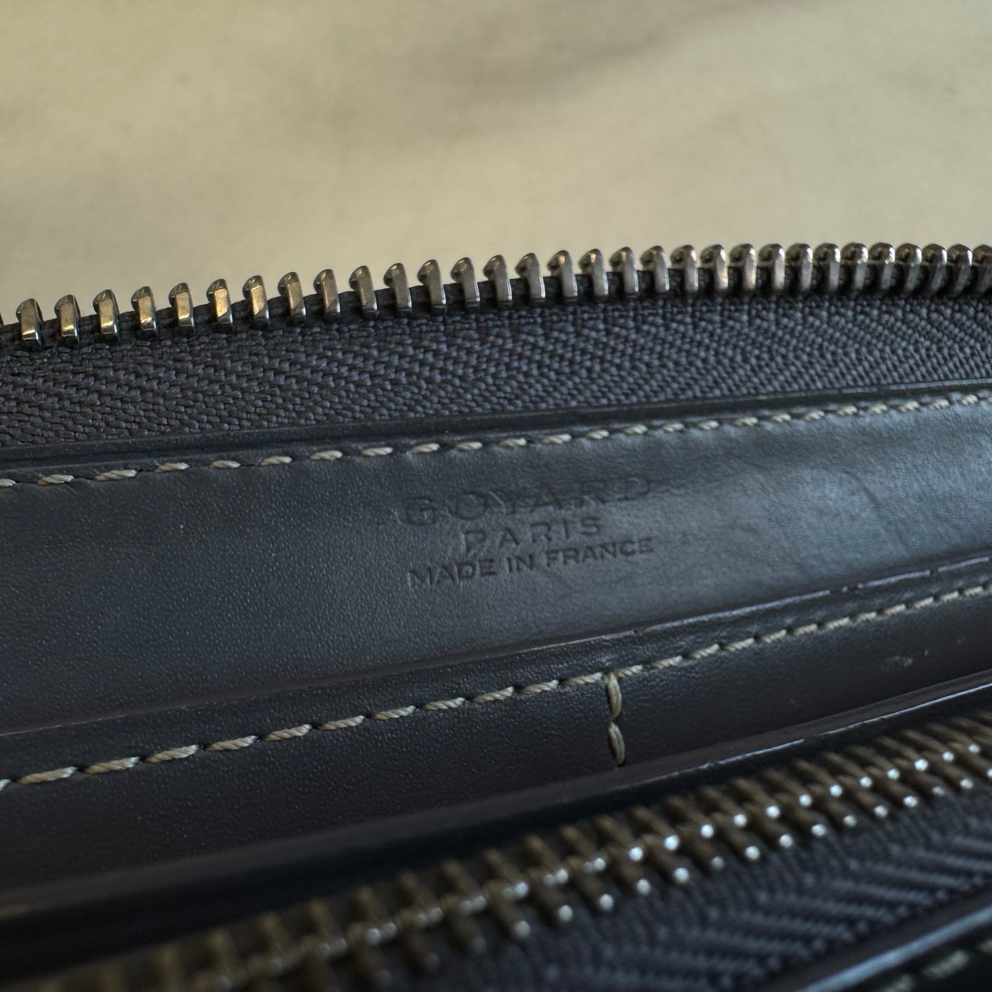 Goyard Matignon GM Wallet Grey