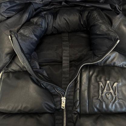 Amiri Lambskin Vest Black