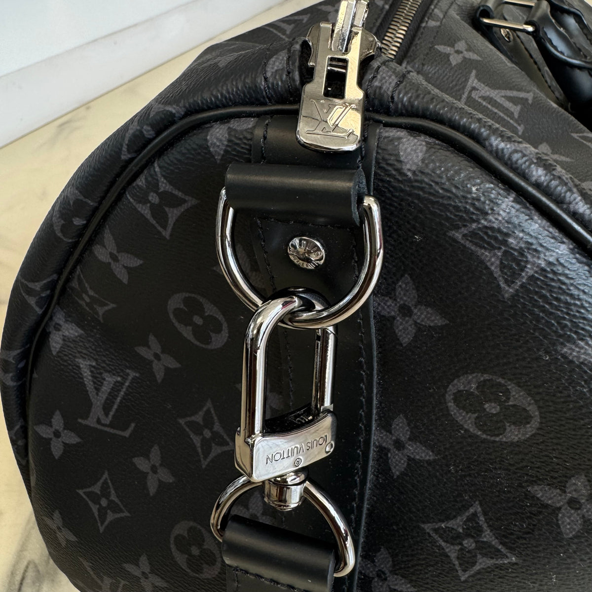 Louis Vuitton Keepall 55 Monogram Eclipse
