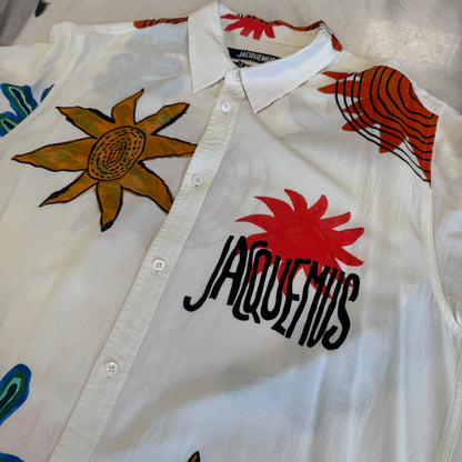 Jacquemus Le Raphia Button Up Shirt