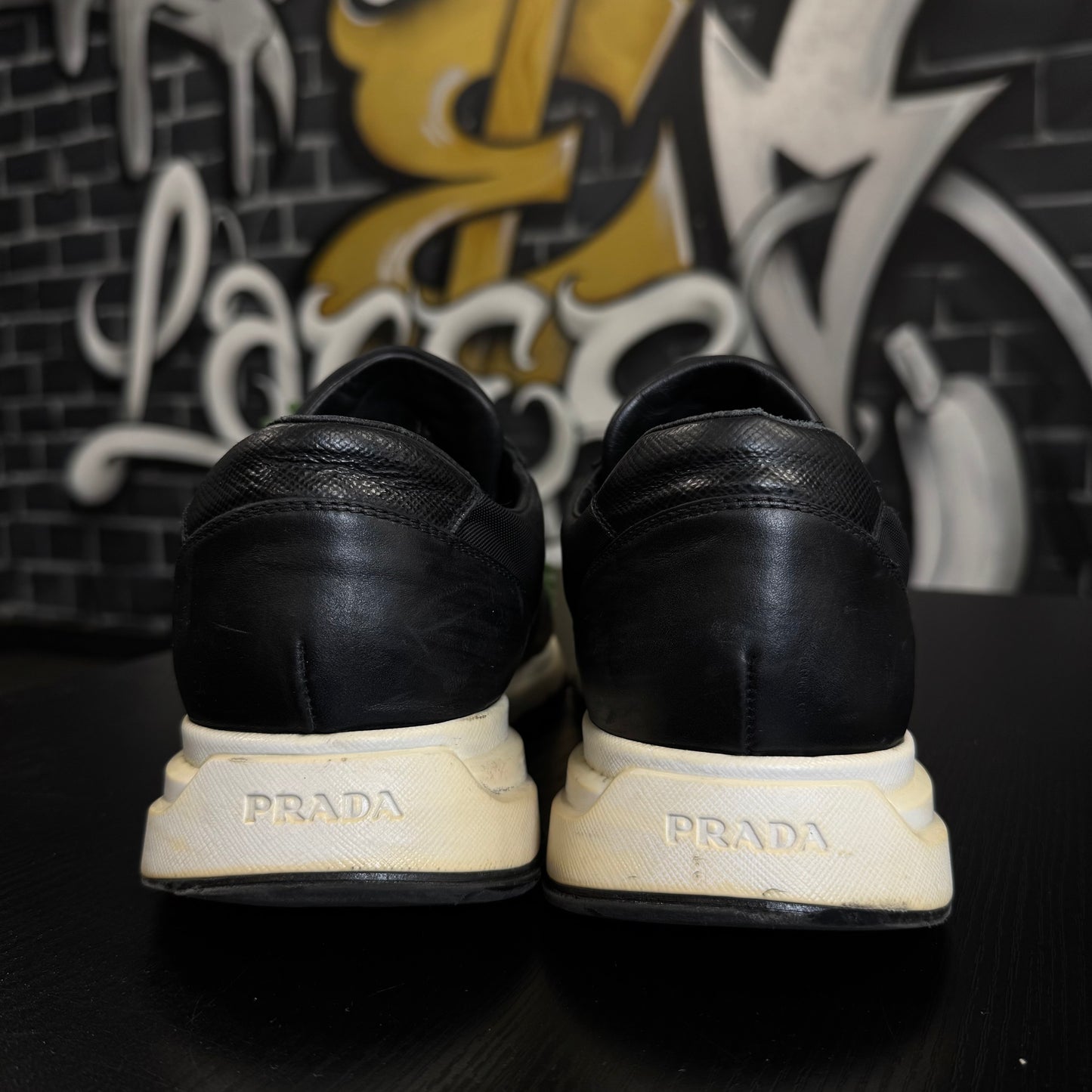 Prada Prax Nylon Sneaker Black
