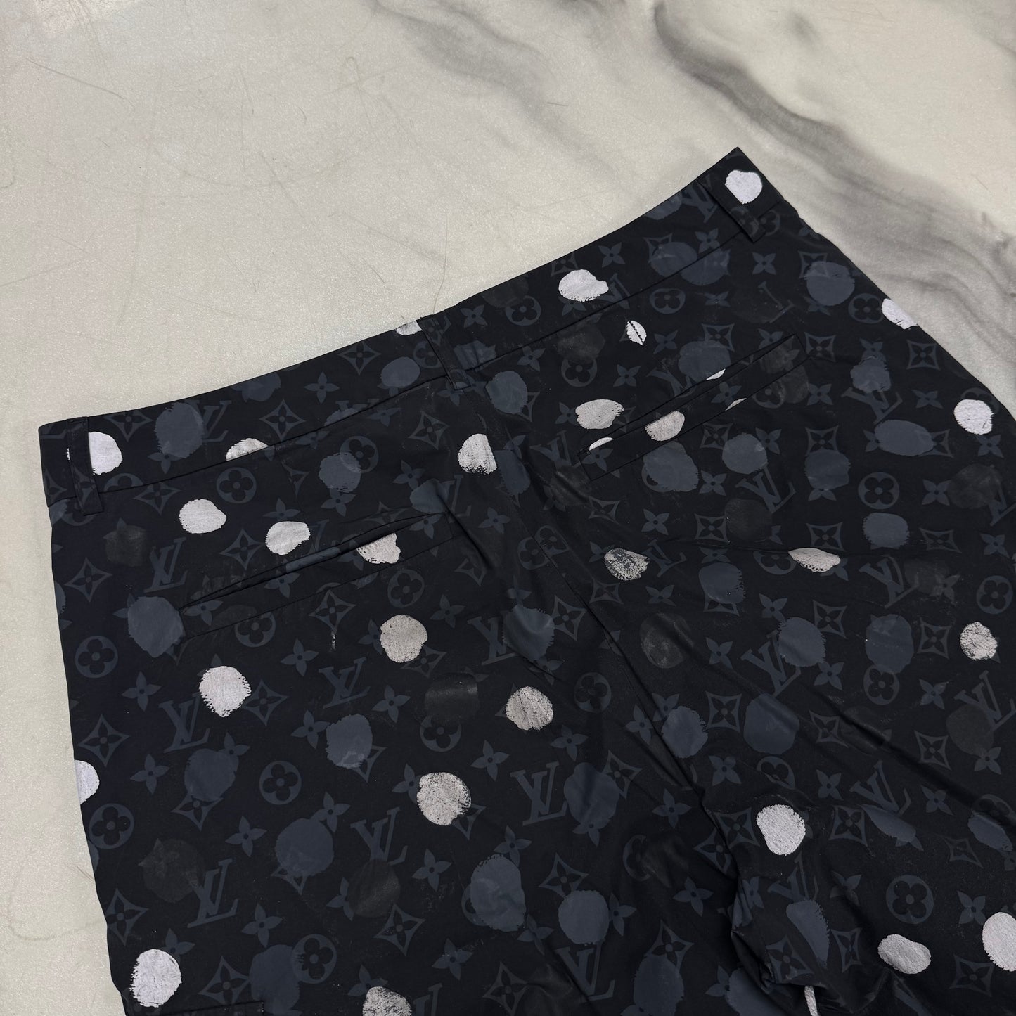 Louis Vuitton X Yayoi Kusama Polka Dots Cargo Pants Black
