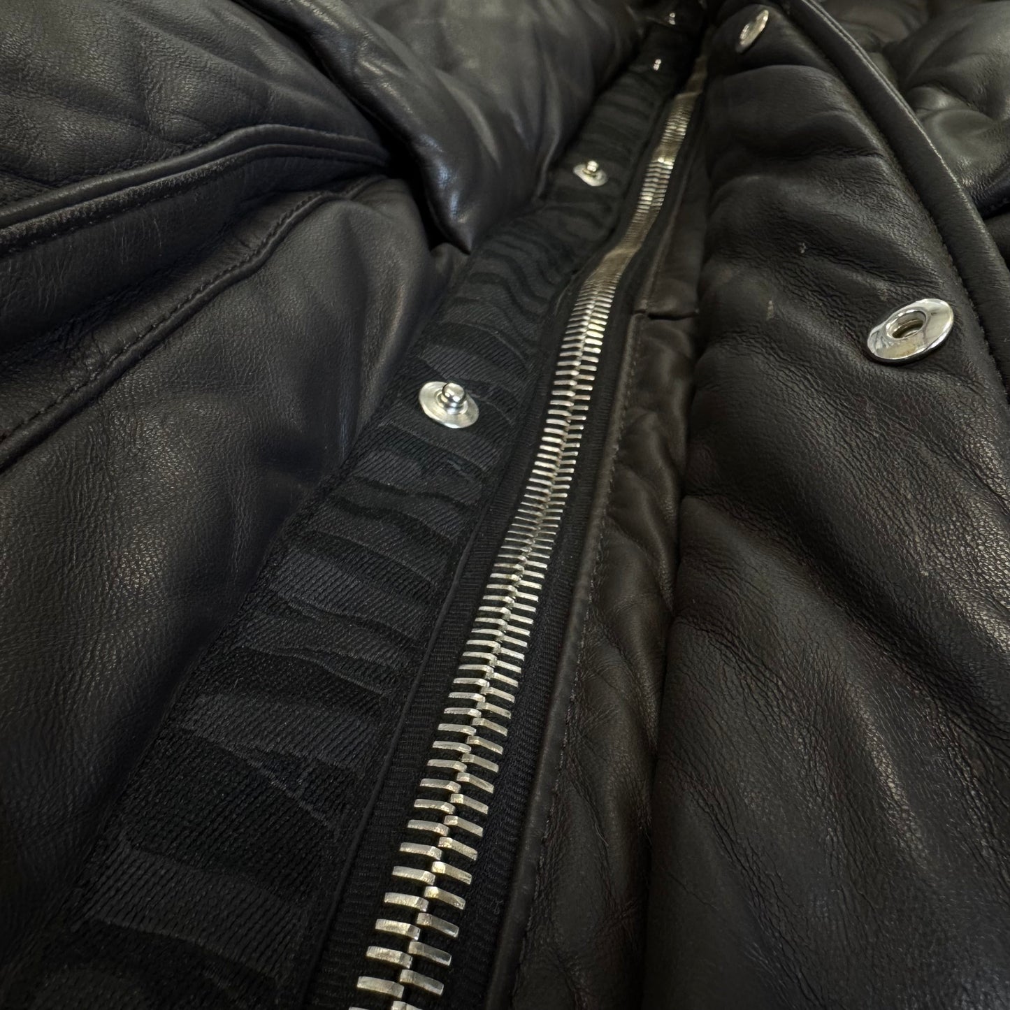 Amiri Lambskin Puffer Brown