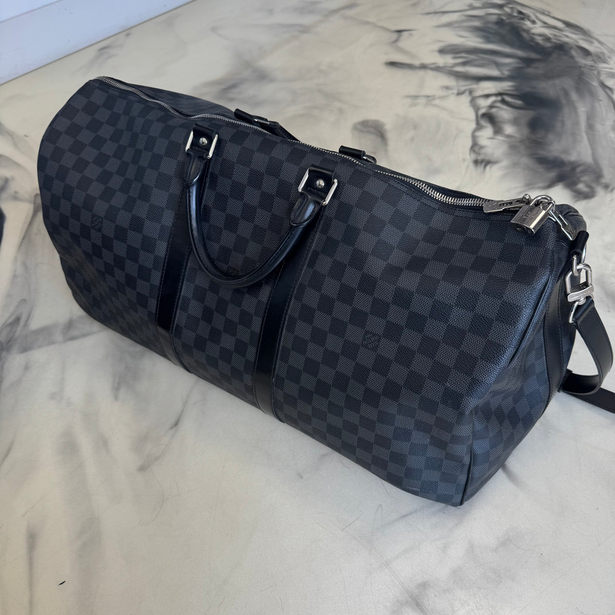 Louis Vuitton Keepall 55 Damier Graphite