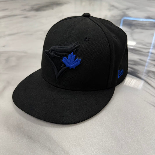 Blue Jays Black Fitted Hat