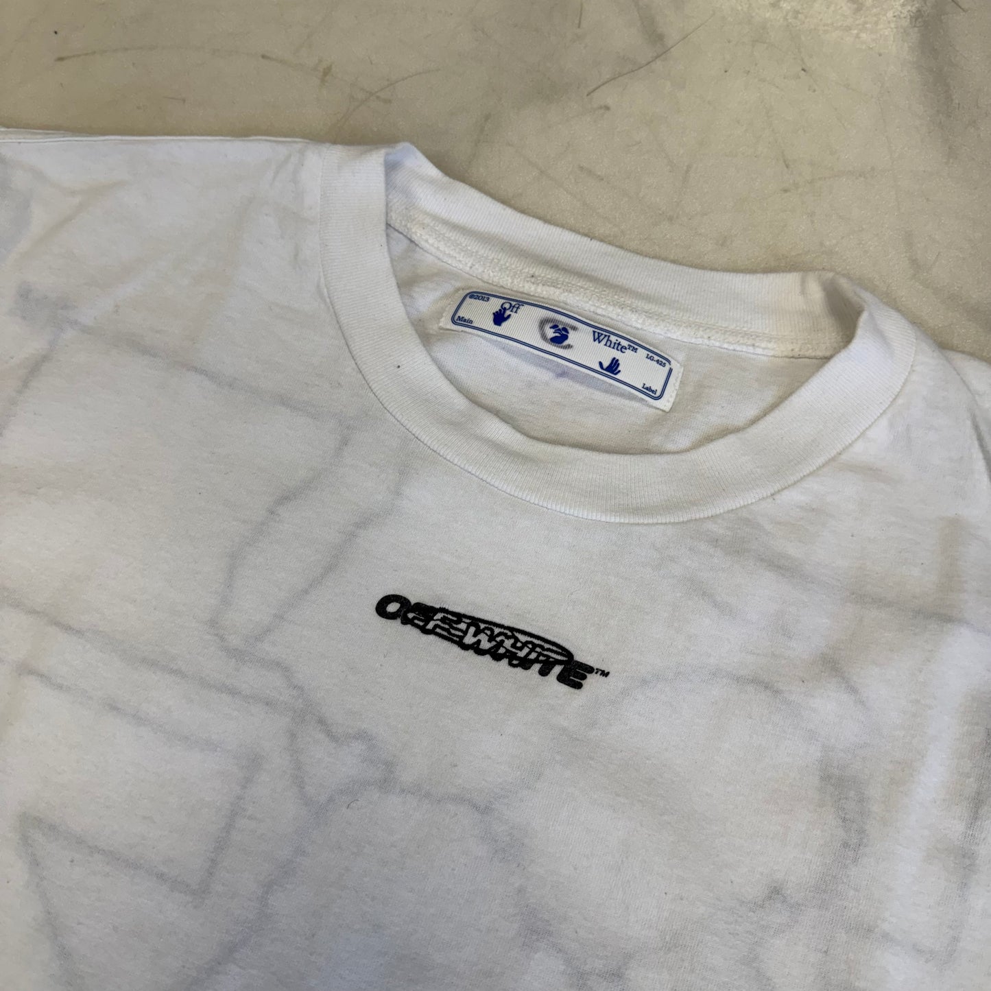 Off White Painting Guy Tee White