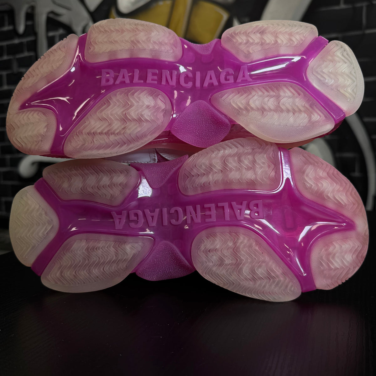 Balenciaga Triple S White/Pink Clear Sole
