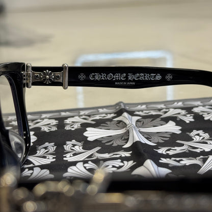 Chrome Hearts Vagillionaire II Black/Silver Glasses