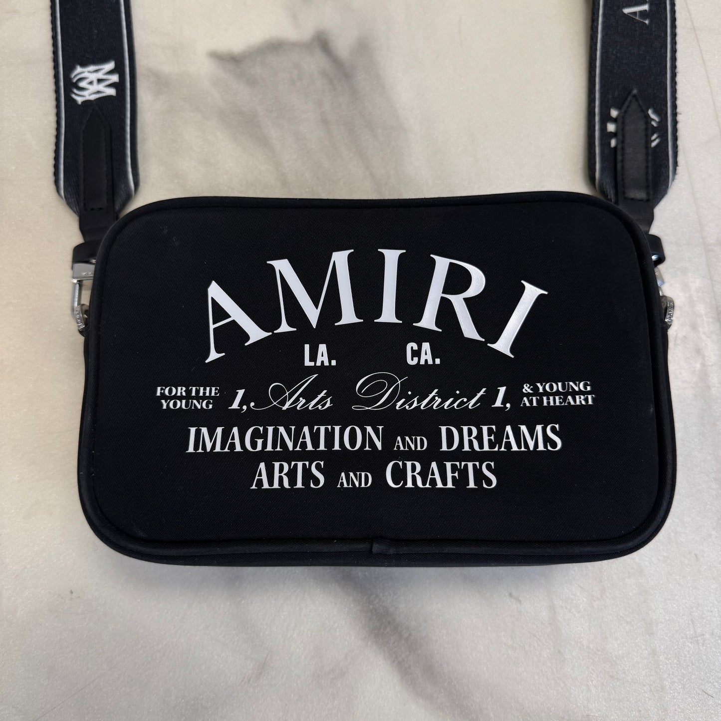 Amiri Art District Shoulder Bag Black