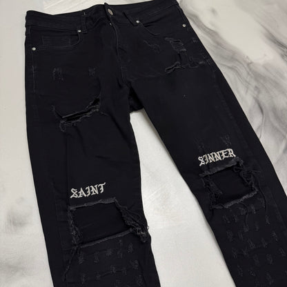 Jaffary "Saint Sinners" Jeans Black