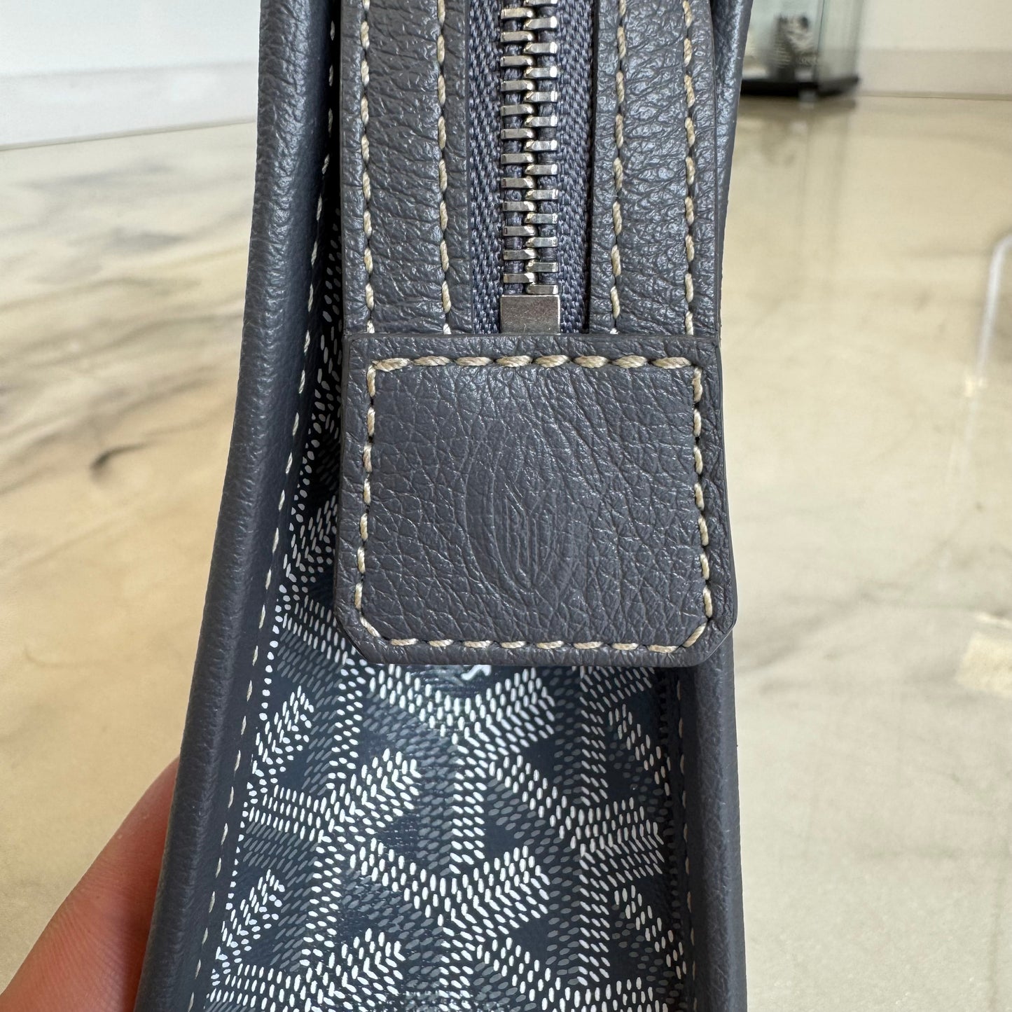 Goyard Jouvence Grey Toiletry Bag