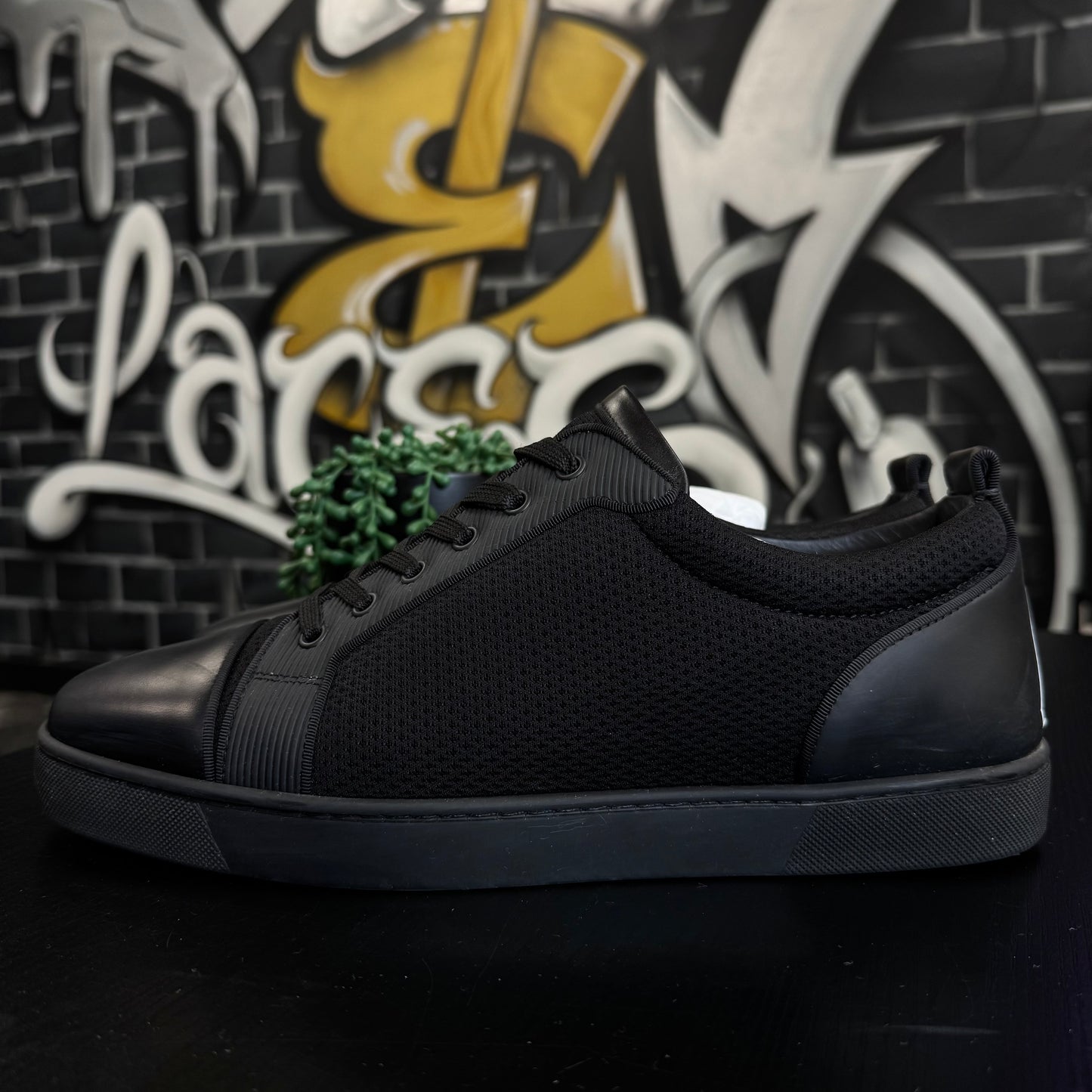 Louboutin Louis Junior Flat CL Black