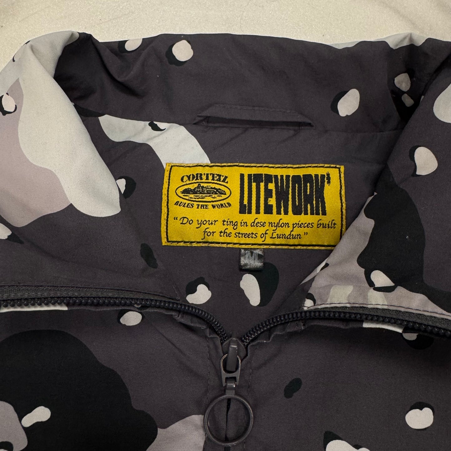 Corteiz Grey Camo Windbreaker