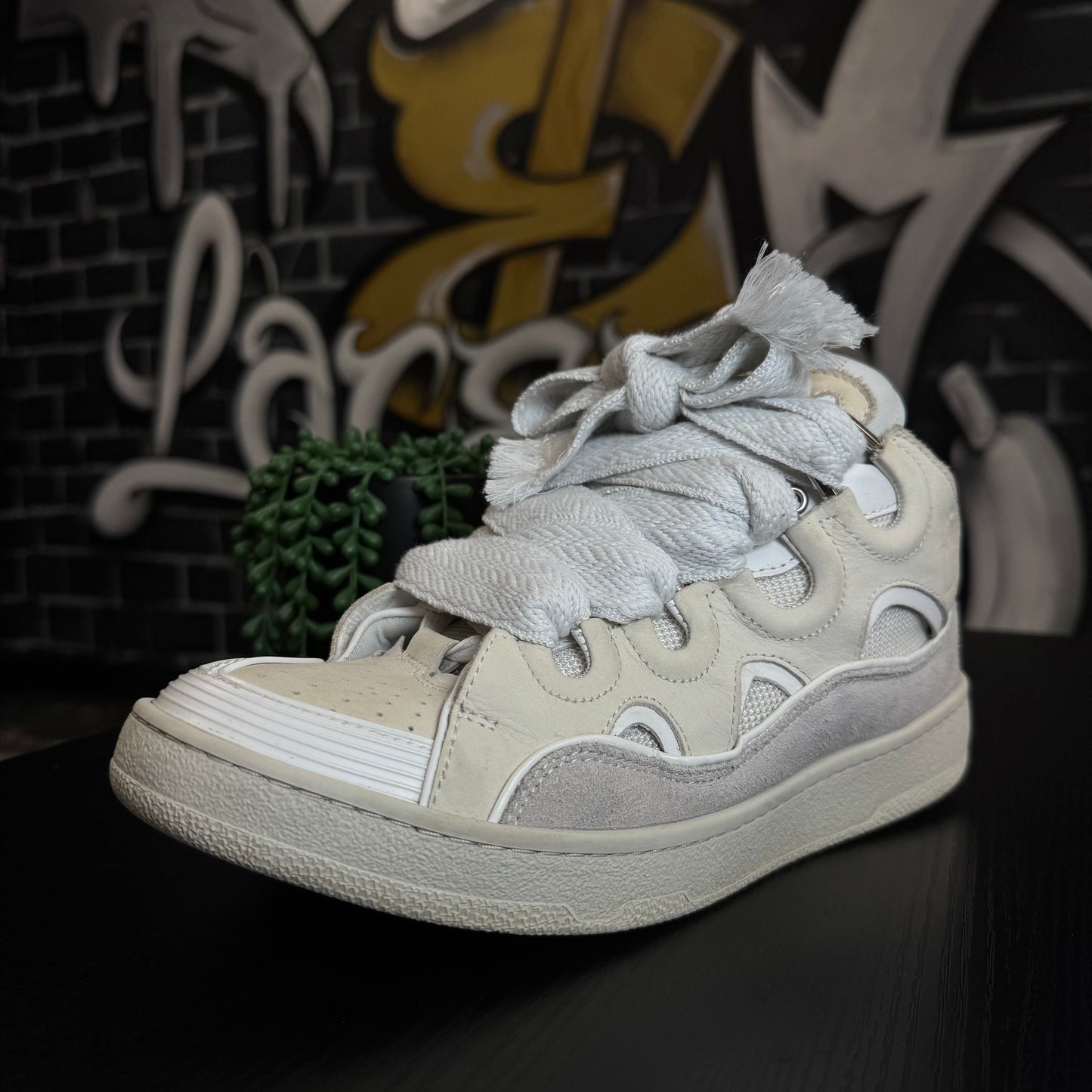 Lanvin Curb White