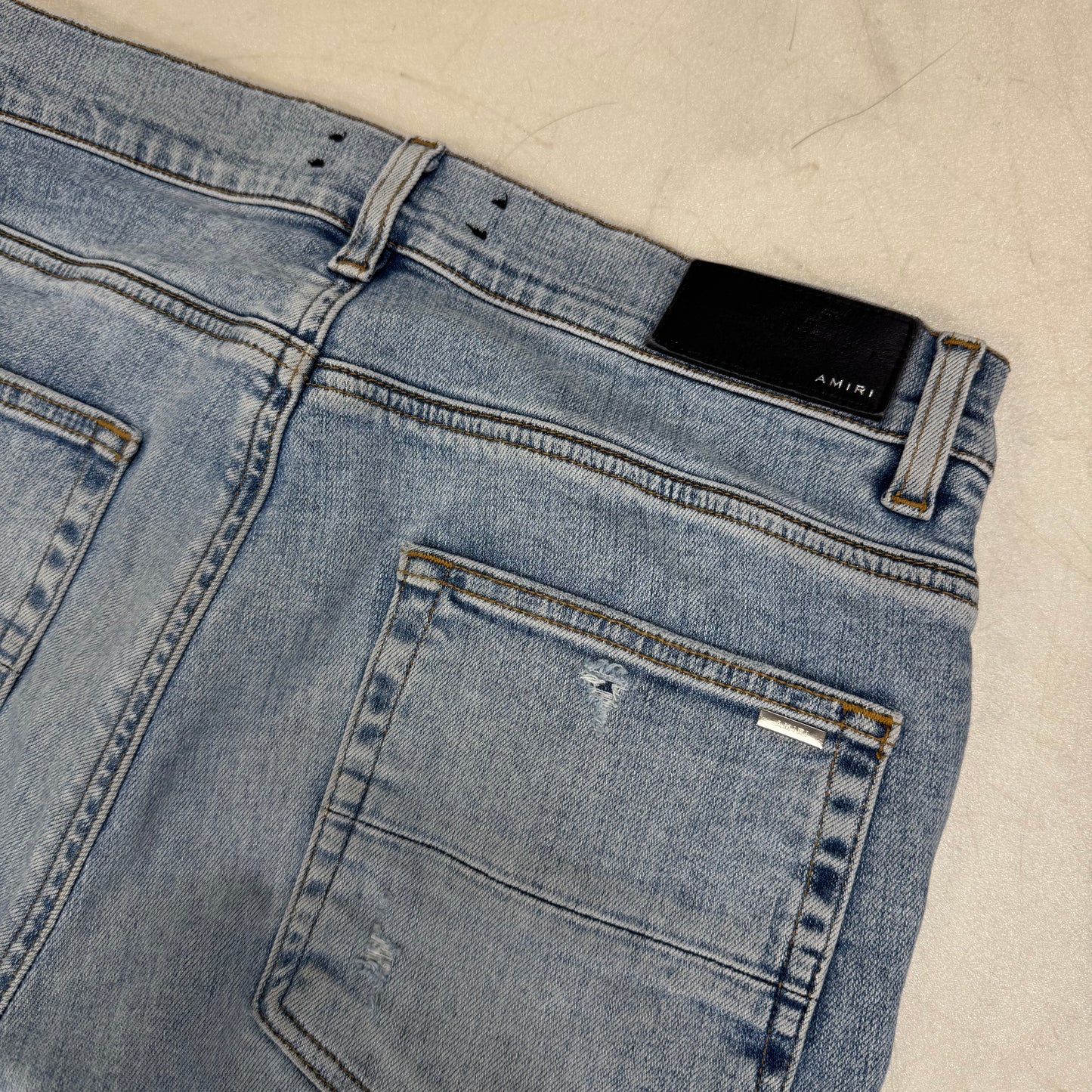 Amiri Jeans Shotgun Light Blue