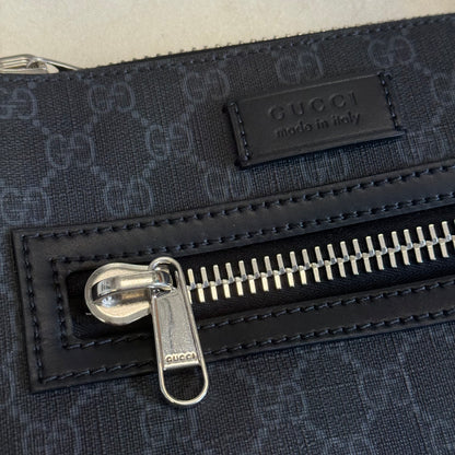 Gucci GG Supreme Messenger Bag Black