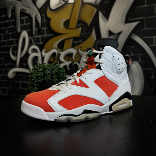 Jordan 6 Gatorade White Orange