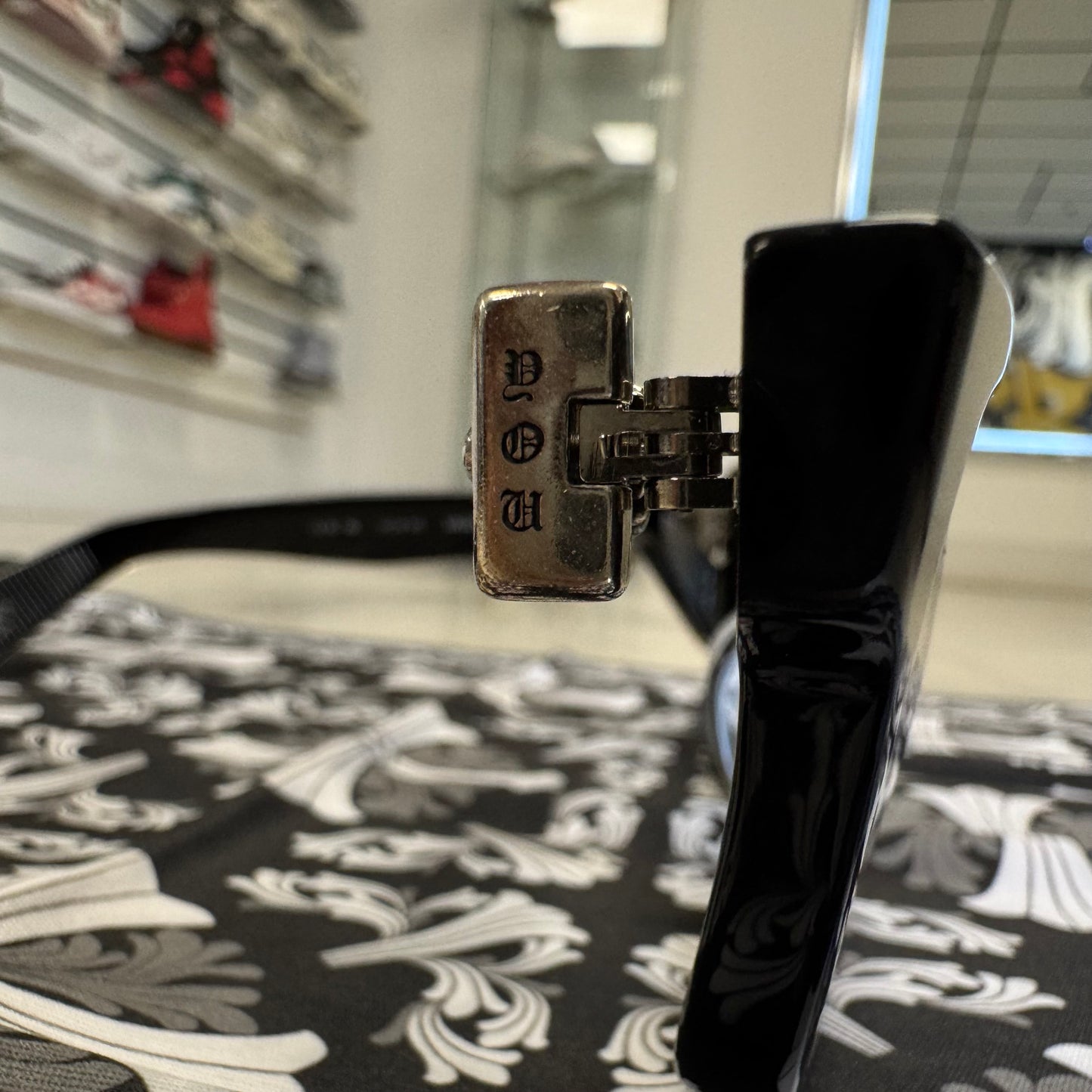 Chrome Hearts Vagillionaire II Black/Silver Glasses