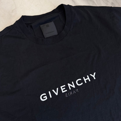 Givenchy Front & Back Logo Tee Black