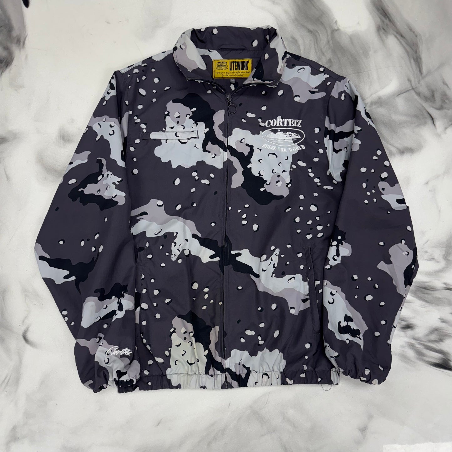 Corteiz Grey Camo Windbreaker