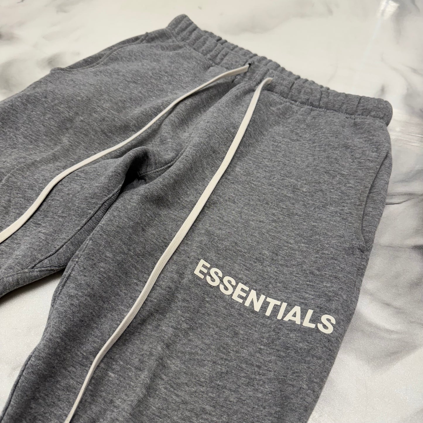 Essentials Grey Graphic Sweatpants