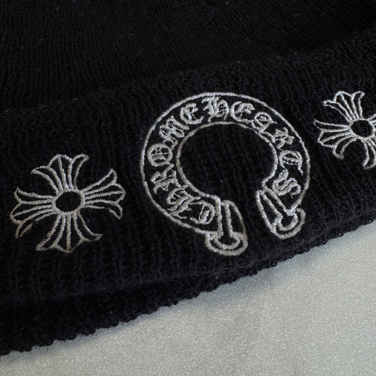 Chrome Hearts Horseshoe Beanie Black