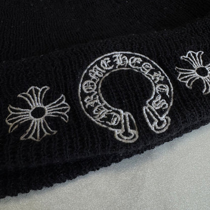 Chrome Hearts Horseshoe Beanie Black