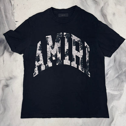 Amiri Arched Logo Tee Black