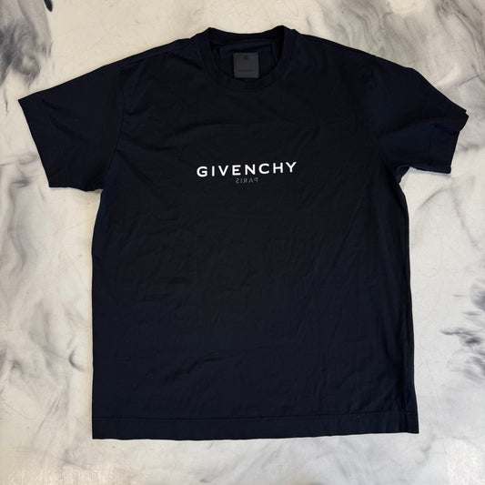 Givenchy Front & Back Logo Tee Black