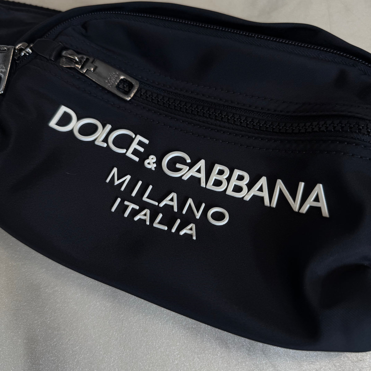 Dolce & Gabbana Nylon Belt Bag Black