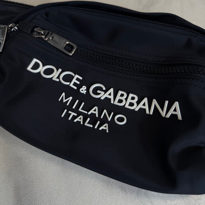Dolce & Gabbana Nylon Belt Bag Black