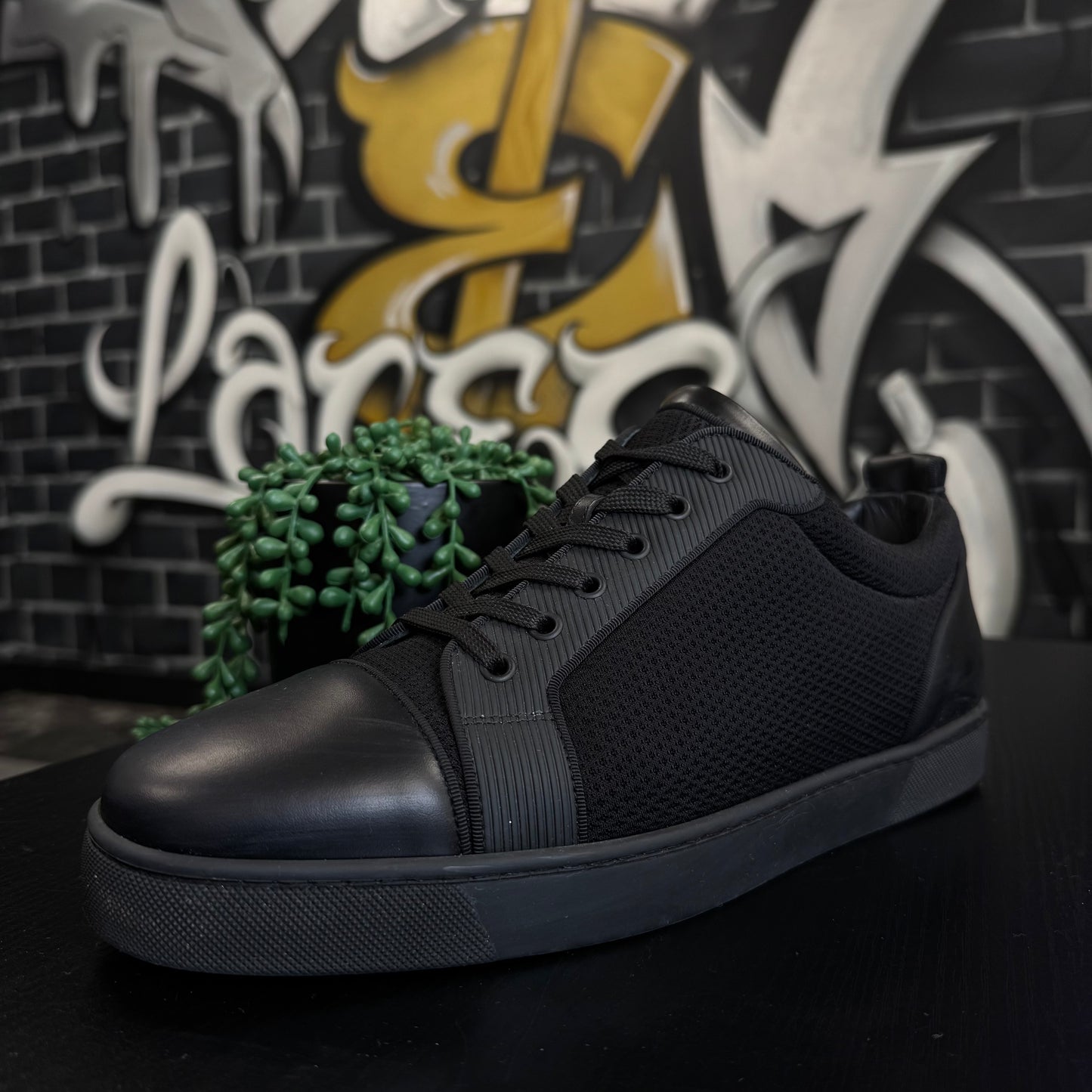 Louboutin Louis Junior Flat CL Black