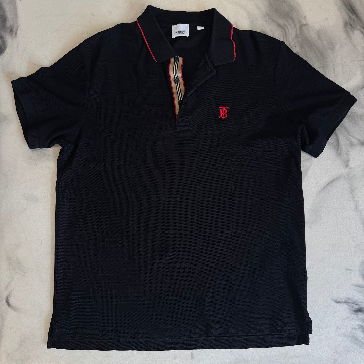 Burberry Polo Black/Red