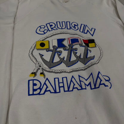 Cruisin' Bahamas White Crewneck