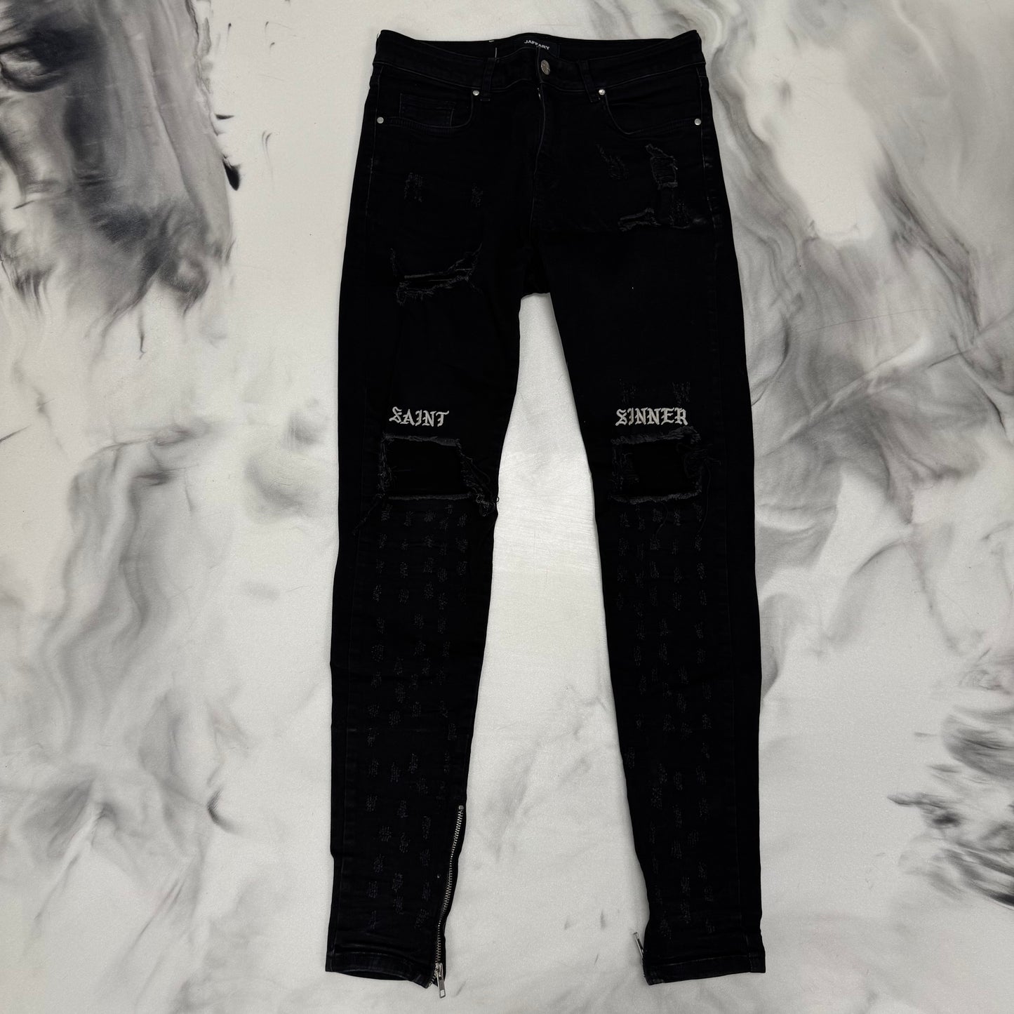 Jaffary "Saint Sinners" Jeans Black