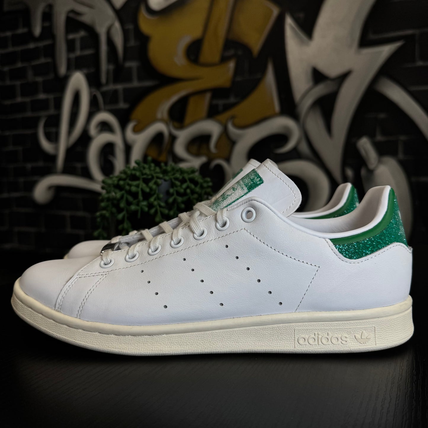 Adidas Stan Smith Swarovski White Green