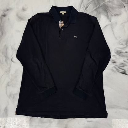 Burberry Longsleeve Polo Black