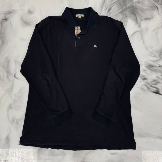 Burberry Longsleeve Polo Black