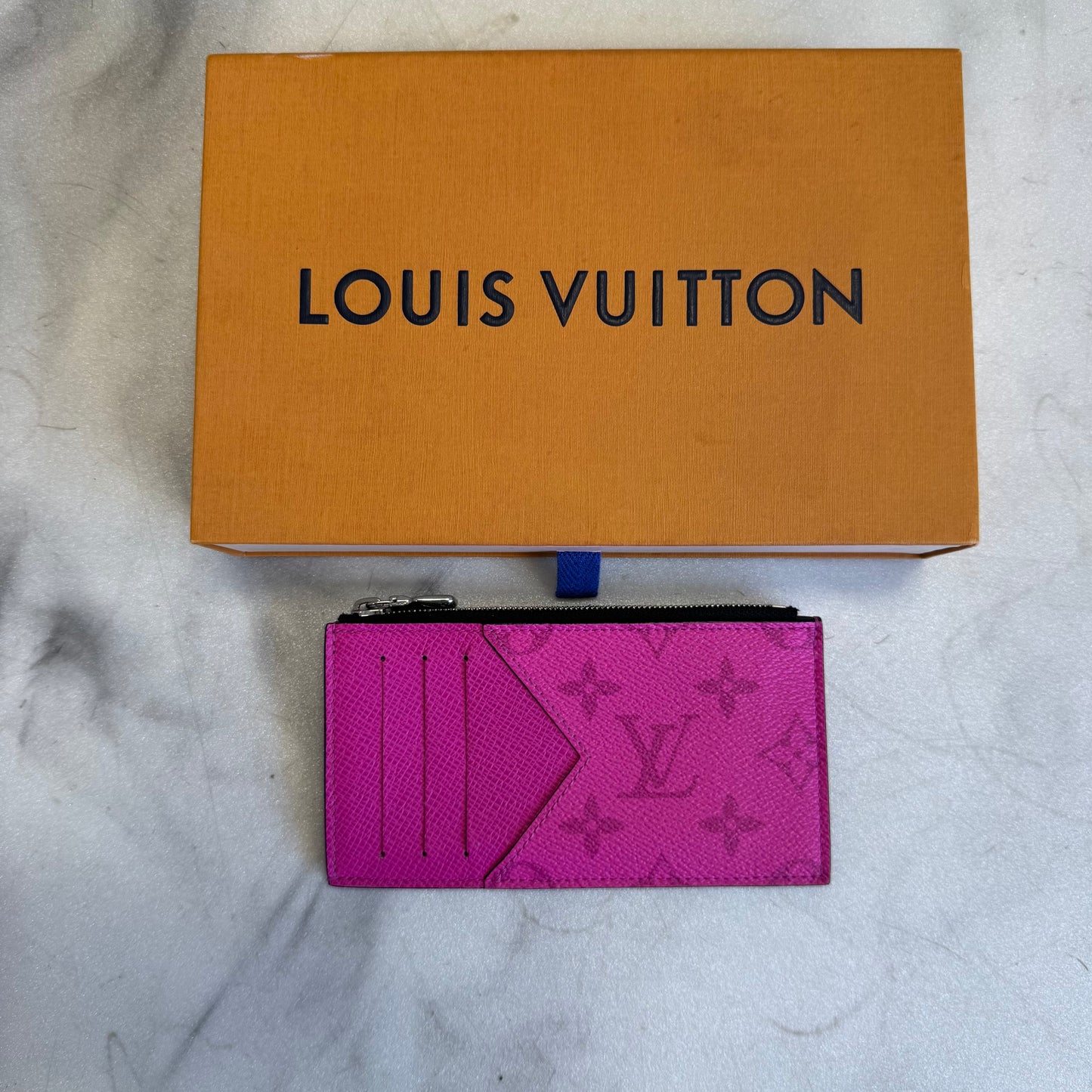 Louis Vuitton Coin Card Holder Fuschia