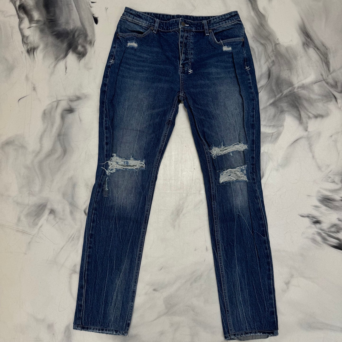 Ksubi Jeans Distressed Blue
