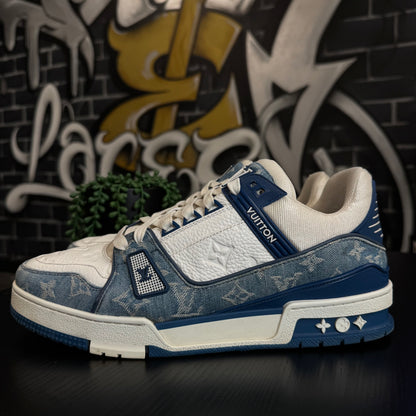 Louis Vuitton Trainer Denim Blue