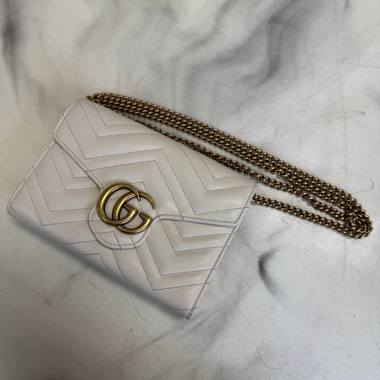 Gucci Marmount Super Mini Bag Cream