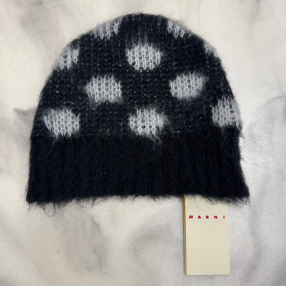 Marni Polka Dot Beanie Black/White