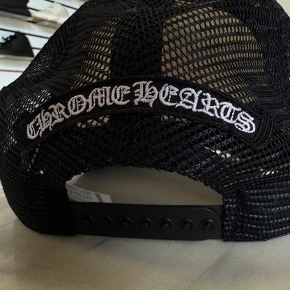 Chrome Hearts Eye Script Trucker Hat