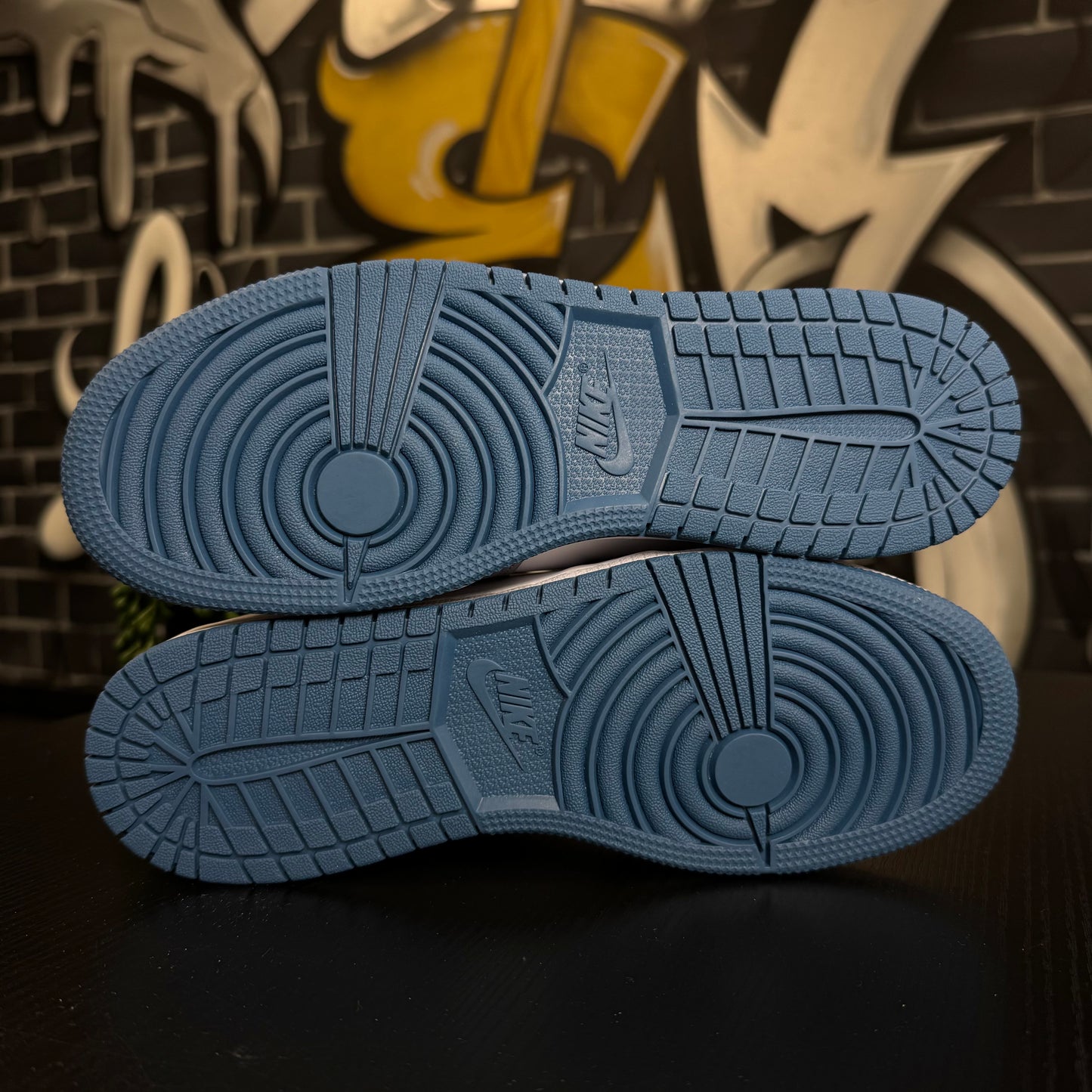 Jordan 1 Mid Cement True Blue