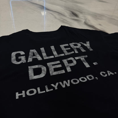 Gallery Dept Souvenir Hollywood Logo Tee Black