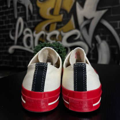 Converse CDG Low Cream/Red