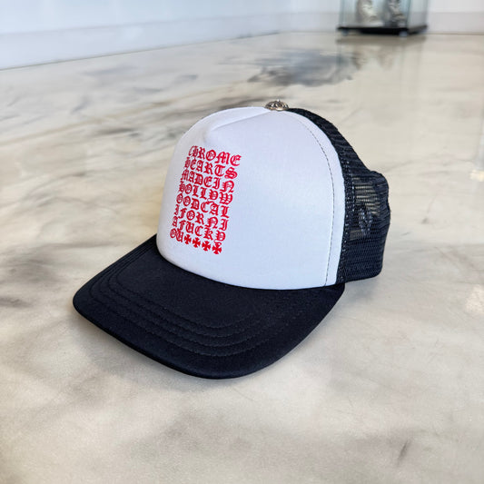 Chrome Hearts Eye Script Trucker Hat